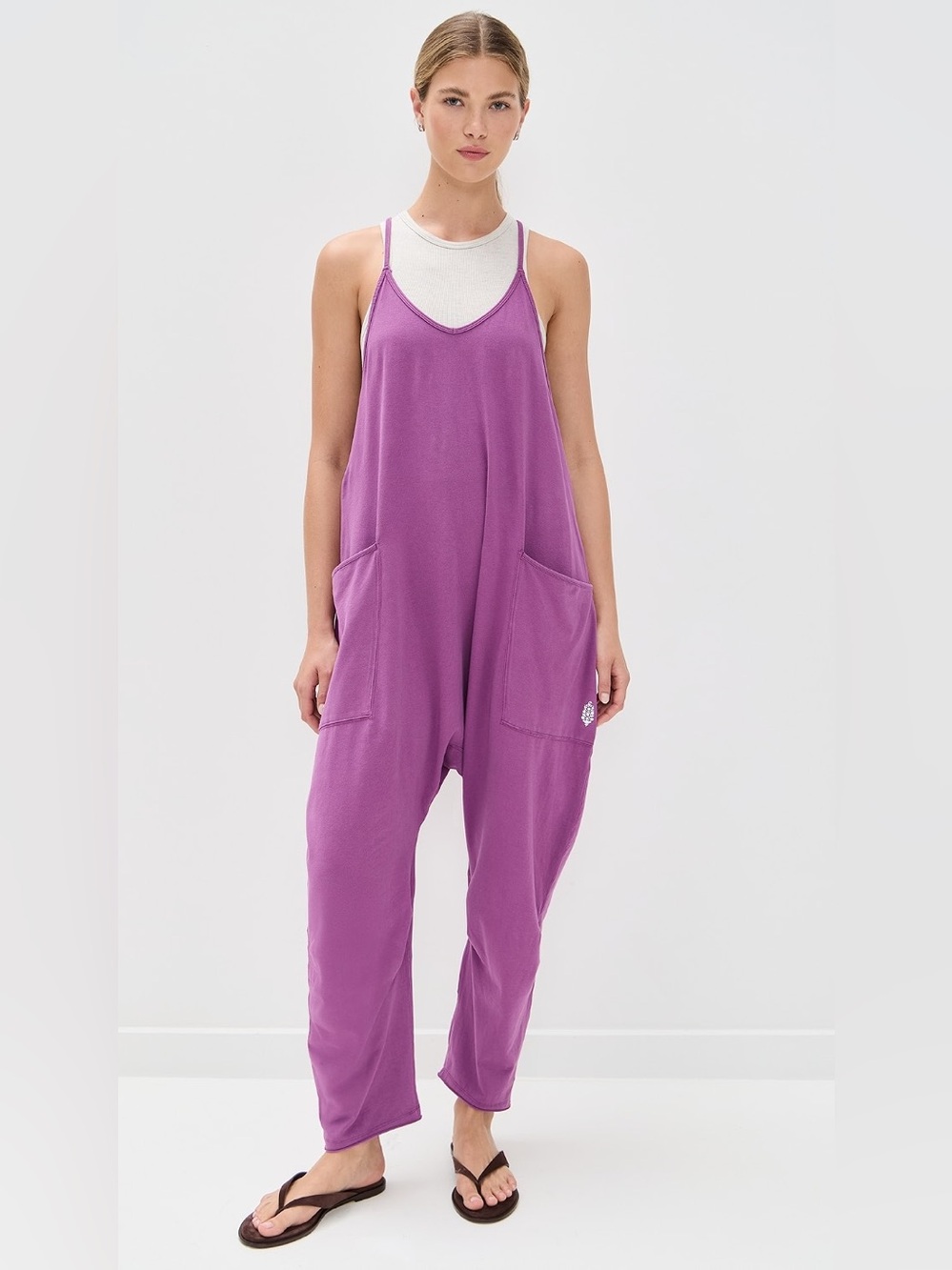 Woman’s Free People Hot Shot Onesie Jumpsuit L